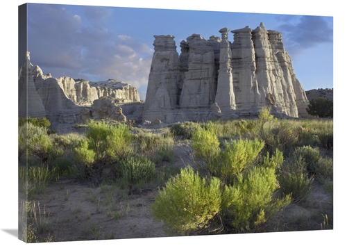 Global Gallery GCS-396071-2432-142 24 x 32 in. Plaza Blanca Near Abiqu