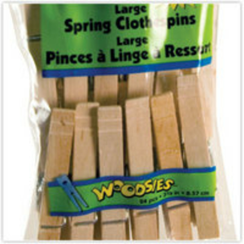 Loew Cornell 3658-01 Spring Clothespins - Pack of 50