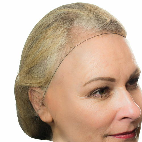 Rofson 109-22DKB 22 in. Light Weight Nylon Hairnet, Dark Brown - C