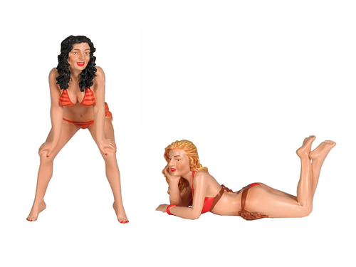 Fast Women Spokemodels 2 Piece Figure Set For 1/18 Scale Models by