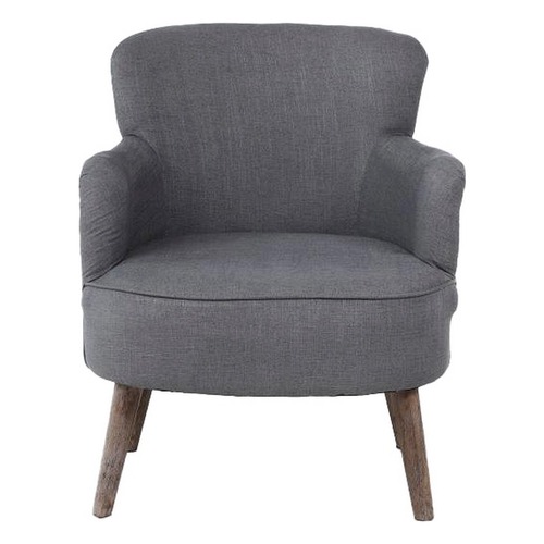 Armchair DKD Home Decor Dark grey Fir Plastic 65 x 62 x 77 cm 65 x 69