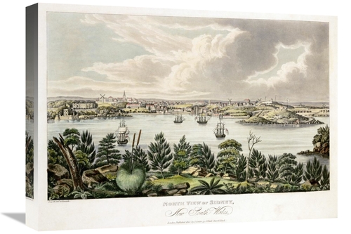 Global Gallery GCS-266793-22-142 22 in. North View of Sidney, New 
