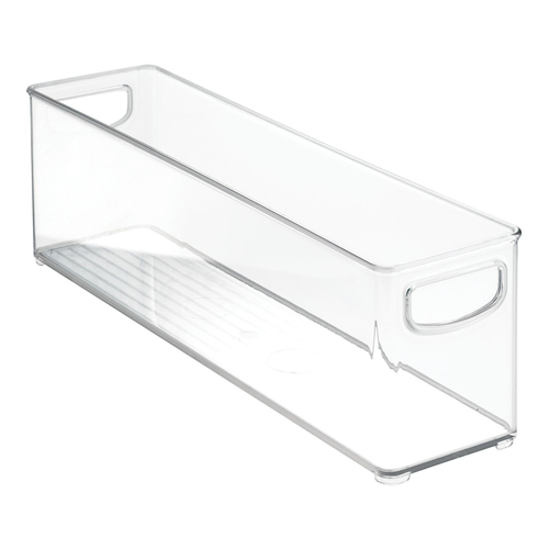 Interdesign 6405898 5 x 4 x 16 in. Organizer Bin  Clear