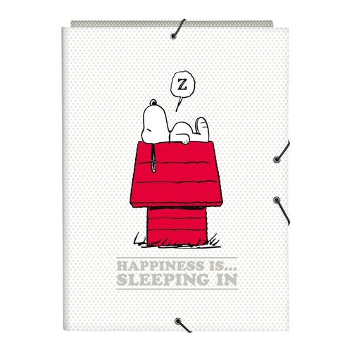 Folder Snoopy Friends Forever White A4