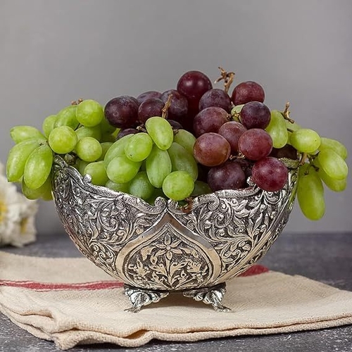 Flower Design Fruit Bowl,Serving Bowl,Candy Bowl Home and Kitchen