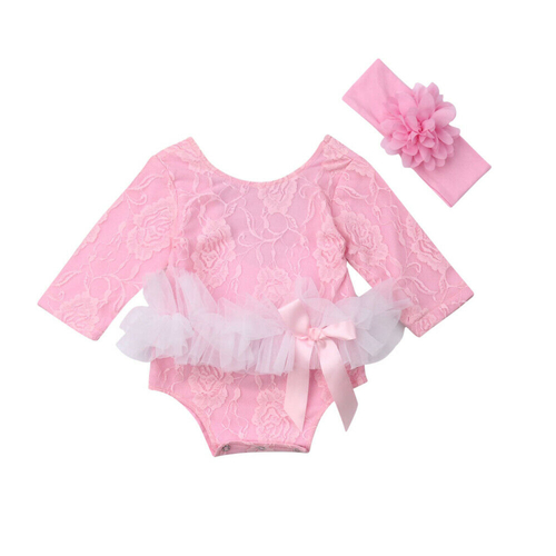 Princess Infant Kids Baby Girl Lace Flower