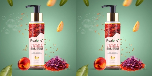  Peach & Saffron Shampoo – 200 ml, Pack Of 2