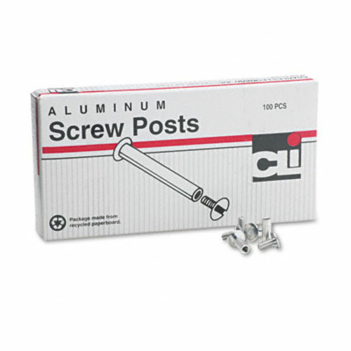 Charles Leonard 3703L Post Binder Aluminum Screw Posts  3/16 Diameter 