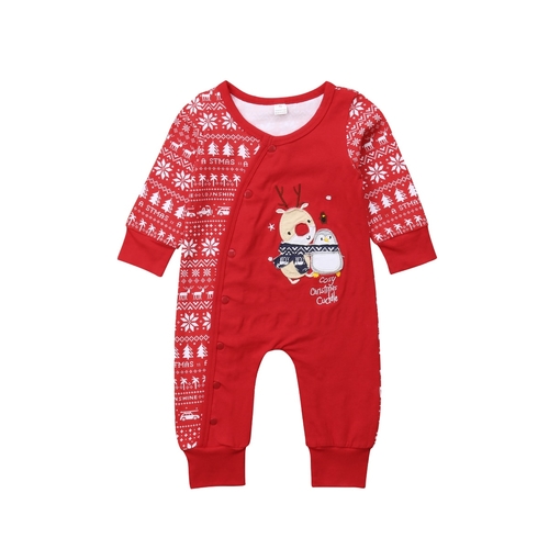 Baby One piece Xmas Romper Newborn  Baby Boy