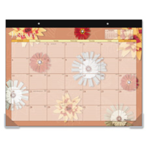 Desk Pad Calendar,12-Mth,Jan-Dec,1PPM,22 in. x 17 in.&