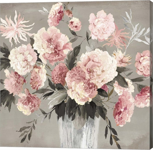 Metaverse C949197-0120000-AAAACMA Peach Bouquet by Asia Jensen Canvas 