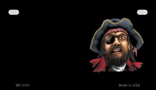 Smart Blonde MP-3751 7 x 4 in. Pirate Offset Novelty Metal Motorcycle 