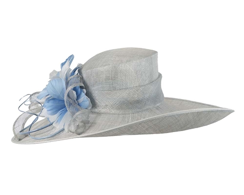 Large Light Blue Fashion Racing Hat