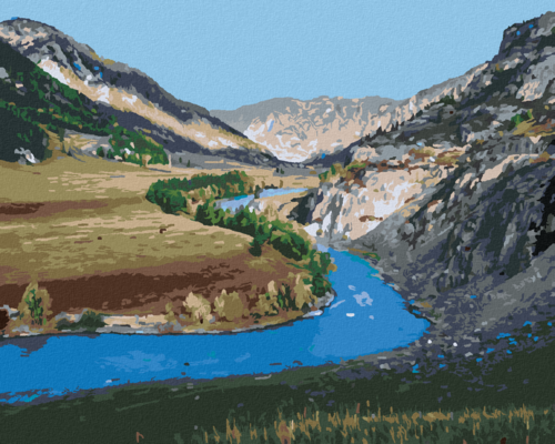 Paint by Numbers - KATUN RIVER