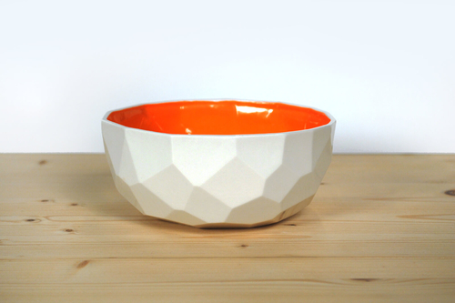 Poligon Black Bowl - Orange