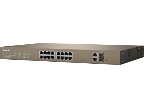 Tenda Technology TEF1218P Network Gigabit Web Smart PoE Switch - Silve