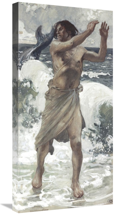 Global Gallery GCS-280380-30-142 30 in. Jonah Art Print - James Tissot