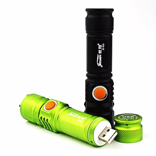 Portable Mini USB Rechargeable LED Flashlight