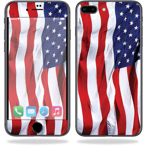 MightySkins APIPH8PL-American Flag Skin for Apple iPhone 8 Plus - Amer