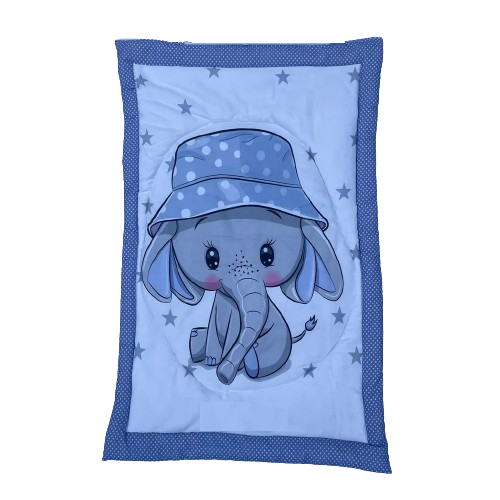 100% Cotton Printed Baby Mattress Godadi Bed sheet 75x50 CM