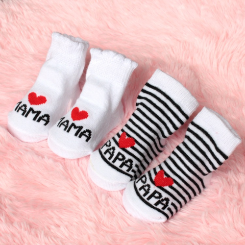 Cute Love Mama Baby Socks Girls Boys Baby Soft