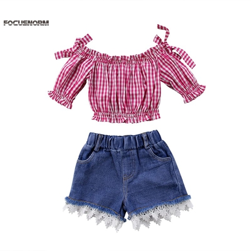 2018 Fashion Sweet Summer 2PCS Sets Toddler Baby