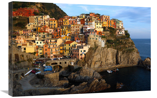 Global Gallery GCS-486516-30-142 30 in. Cinque Terra Evening Art Print