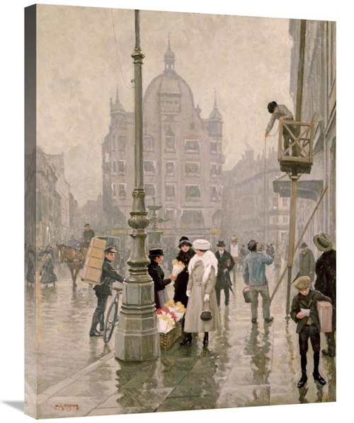 Global Gallery GCS-266319-30-142 30 in. The Flower Seller, Copenha