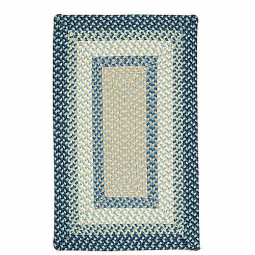 Colonial Mills Rug MG59R048X048R Montego - Blue Burst 4 ft. square Bra