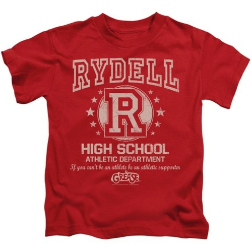 Trevco Grease-Rydell High Short Sleeve Juvenile 18-1 Tee- Red - Large 