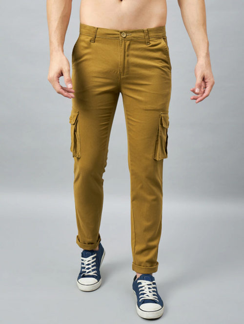 Men’s Cotton Cargo Pants (Color beige) (Size 30)