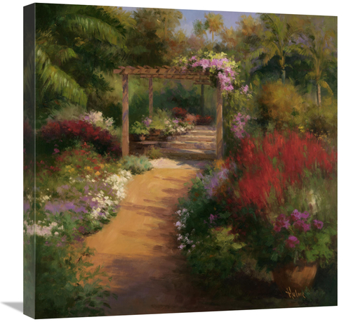 Global Gallery GCS-133369-2424-142 24 x 24 in. The Garden Art Print - 