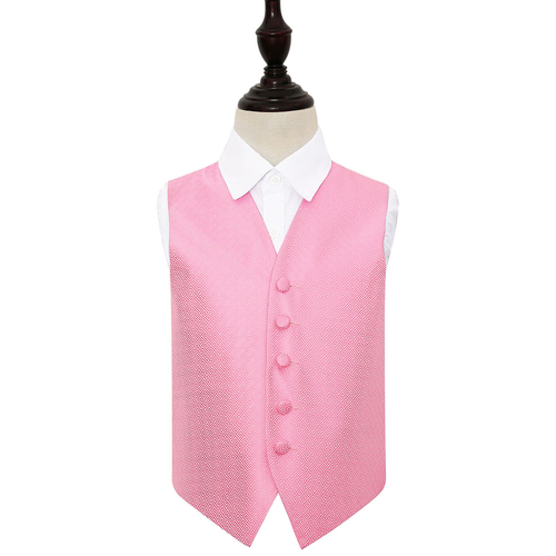Greek Key Waistcoat - Boys - Baby Pink, 32'