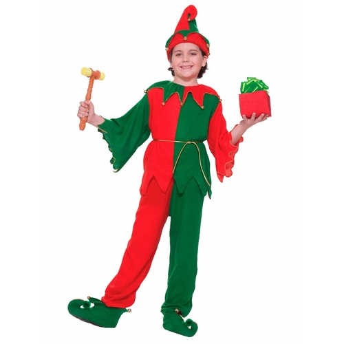 Forum Novelties Costumes 275398 Santas Elf Child Costume - Large