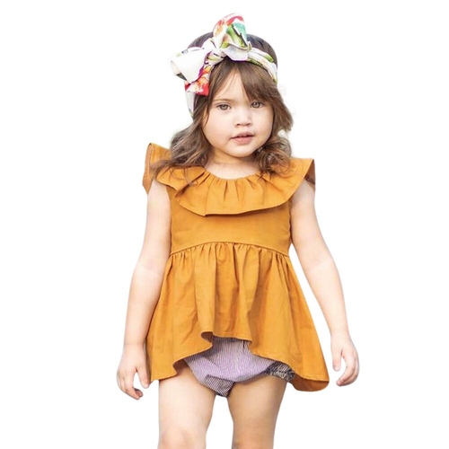 New Newborn Infant Summer Dress Baby Girls