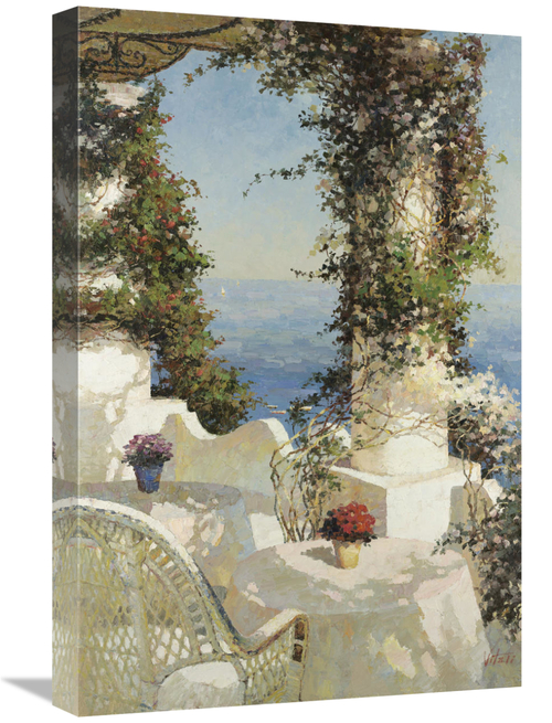 Global Gallery GCS-124346-1624-142 16 x 24 in. Positano Seascape Art P