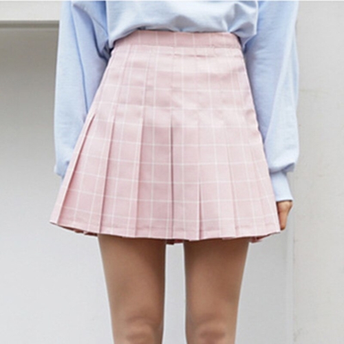 Women Skirt Harajuku Plaid Preppy Style