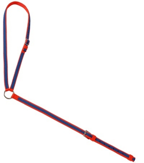 Jacks 20328-NP-RY Two Tone Racing Martingale Yoke, Neon Pink & Roy