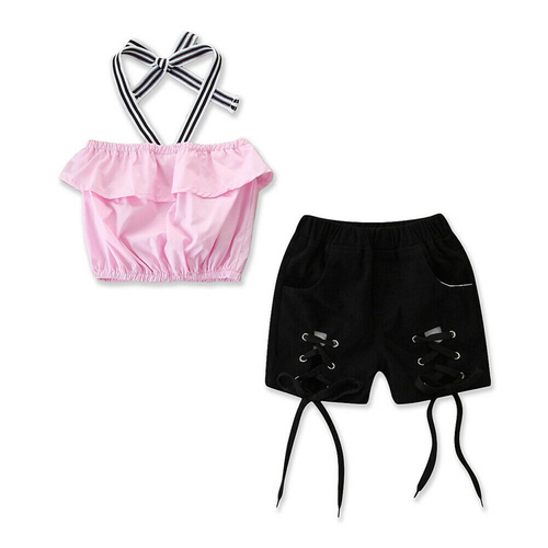 1 7Y Toddler Kids Baby Girls Summer Clothes Sets