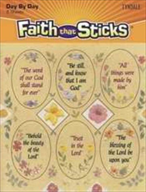 Standard Publishing 08903X Sticker Blossoms & Blessings 6 Sheets Faith