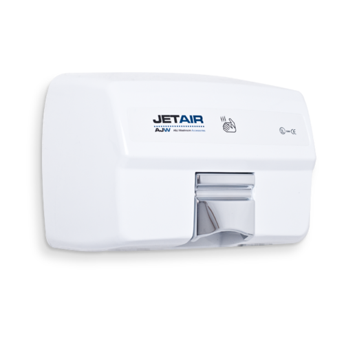 AJW U1525EA-230V Automatic 230 Volt Hand Dryer- White Powder Coat