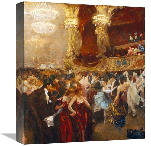 Global Gallery GCS-266528-16-142 16 in. The Masked Ball at LOpera Art 