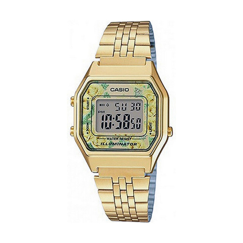 Ladies' Watch Casio  VINTAGE LADY GOLD FLOWERS (Ø 28 mm)