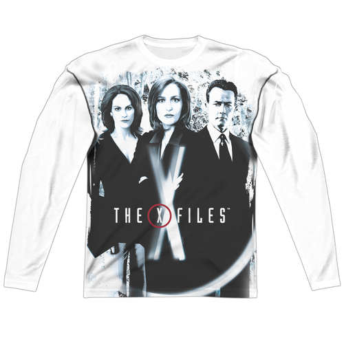 Trevco TCF192-ALPP-4 X Files & Three Agents Adult Polyster Crew Neck L