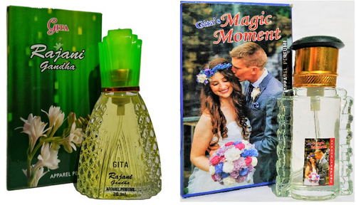 Gita Rajnigandha & Magic Moment COMBO Perfume - 60 ml Pack of 2 (For