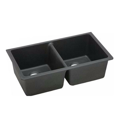 838 X 476 X 241 Mm Black Kitchen Sink Granite Stone Double Bowls