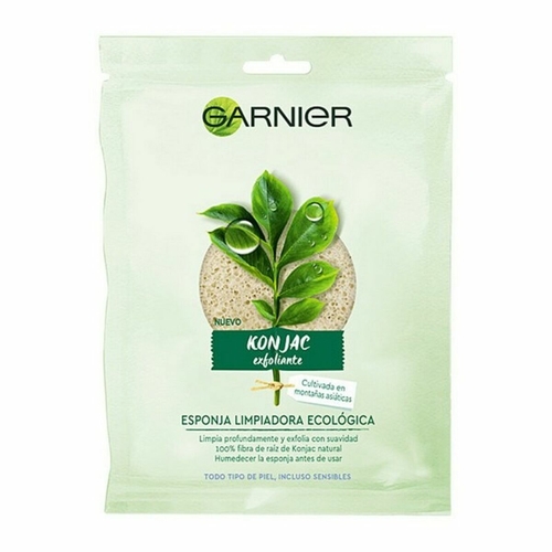 Exfoliating Facial Sponge Bio Konjac Garnier