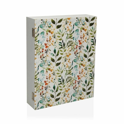 Decorative box Versa Acuarela Keys MDF Wood (6,5 x 26 x 20 cm)