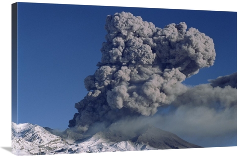 Global Gallery GCS-451175-2436-142 24 x 36 in. Mt Ruapehu Eruption 199