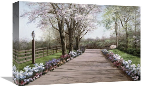 Global Gallery GCS-398711-1218-142 12 x 18 in. Country Lane Art Print 